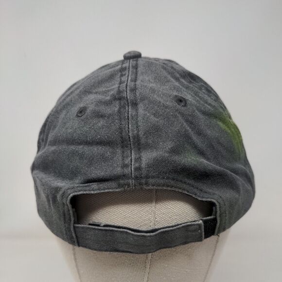 Grand Turk Strapback Hat Gray One Size Adjustable Embroidered Caribbean Side - Picture 5 of 8